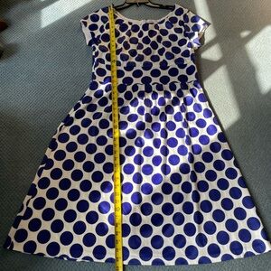 Blue Polka Dress